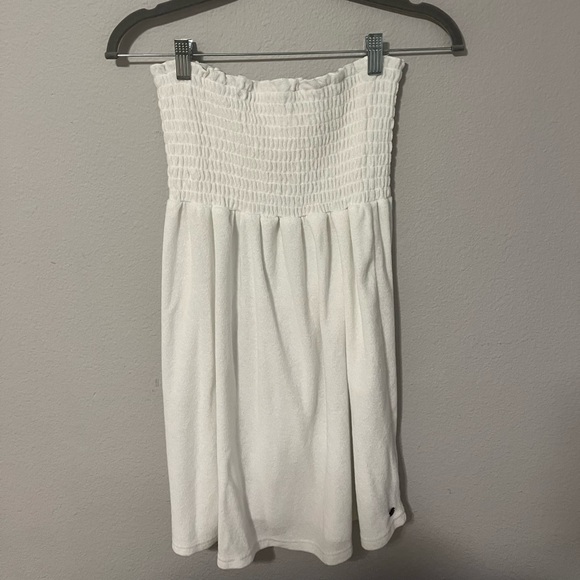 ROXY - terry cloth smocked cover up - Picture 3 of 3